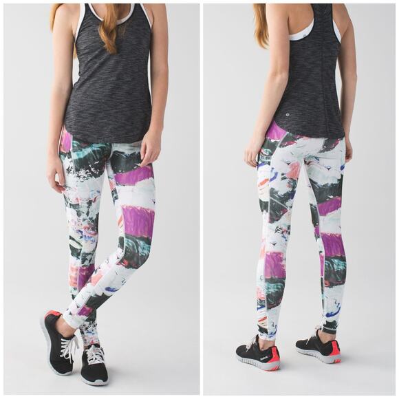 Lululemon Speed Tight III Luxtreme Leggings Womens 6 Pigment Wave Regal Plum - Picture 1 of 12